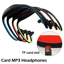 Universal Sport MP3 Player Portable Music Running Headphone Earphone Headset with Card Slot