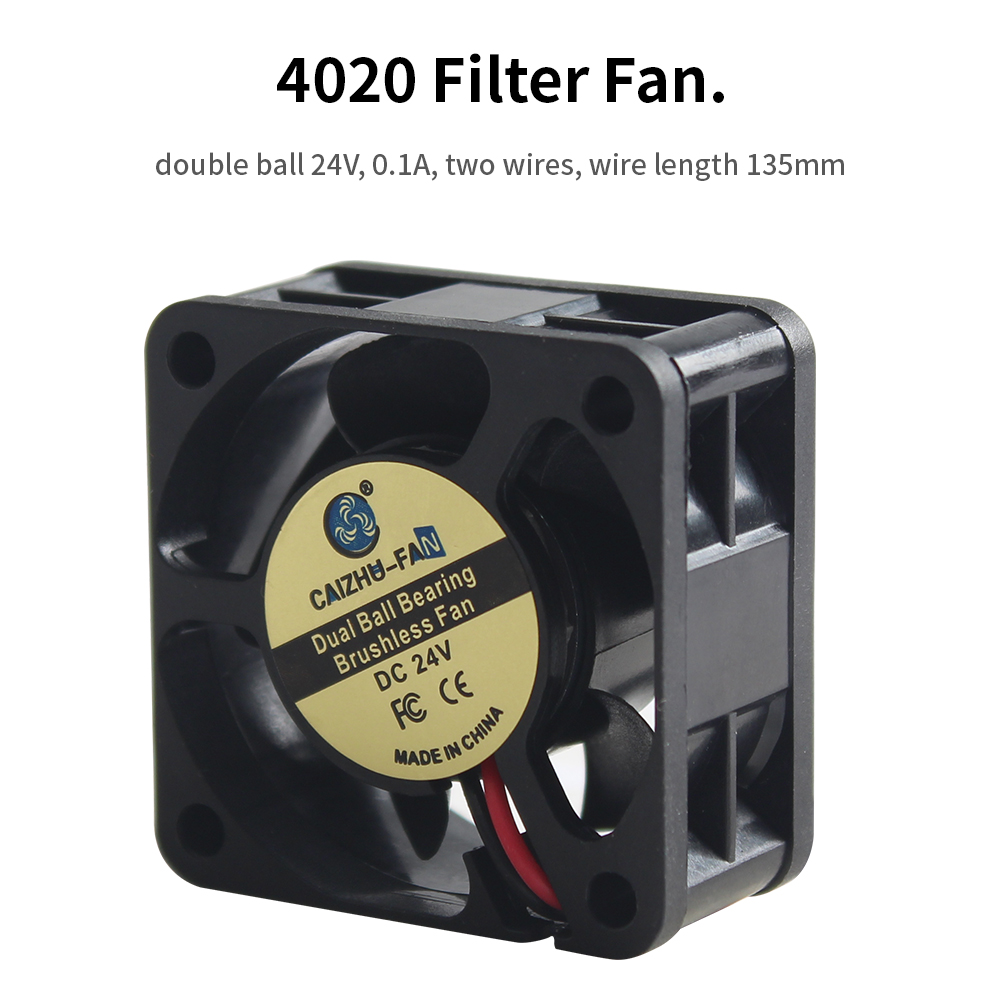 Fan for Flashforge Adventurer 5M Pro 3010/4020/4010/5015/5020/12032 Fan 24V Filter/Turbo/Case/Extruder Fan for 5M Pro Hotend: Blue