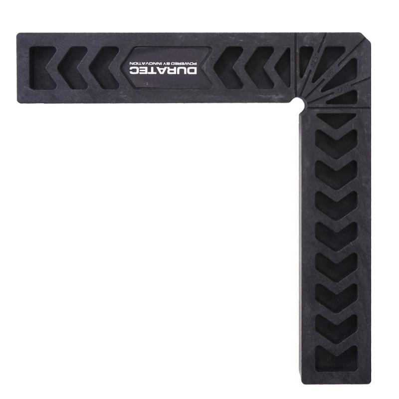 DURATEC 90 degrés pince à Angle droit l-carré support règle pince à bois: 8inch black