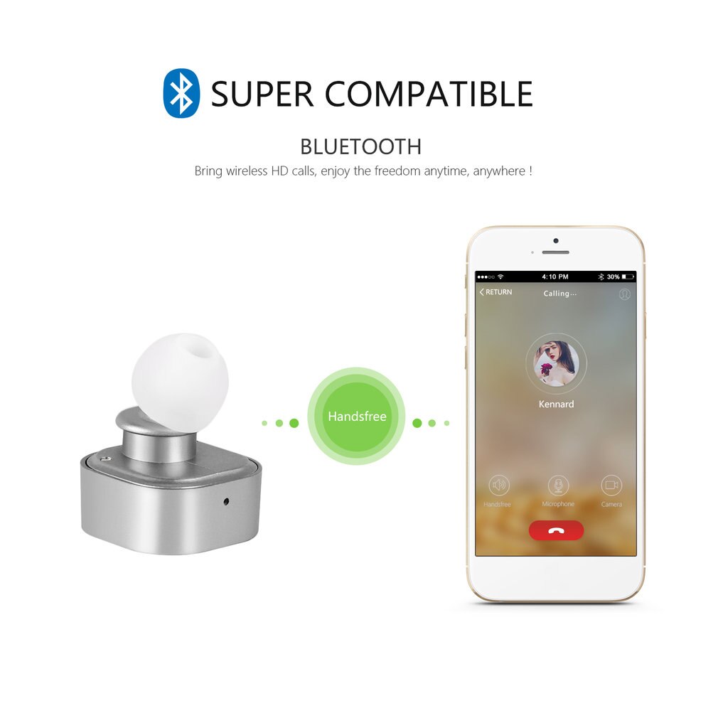 True Wireless Mini Super Long Time Standby Stereo Headset Earbuds Earphones and Headphones Earphone for Mobile Phone
