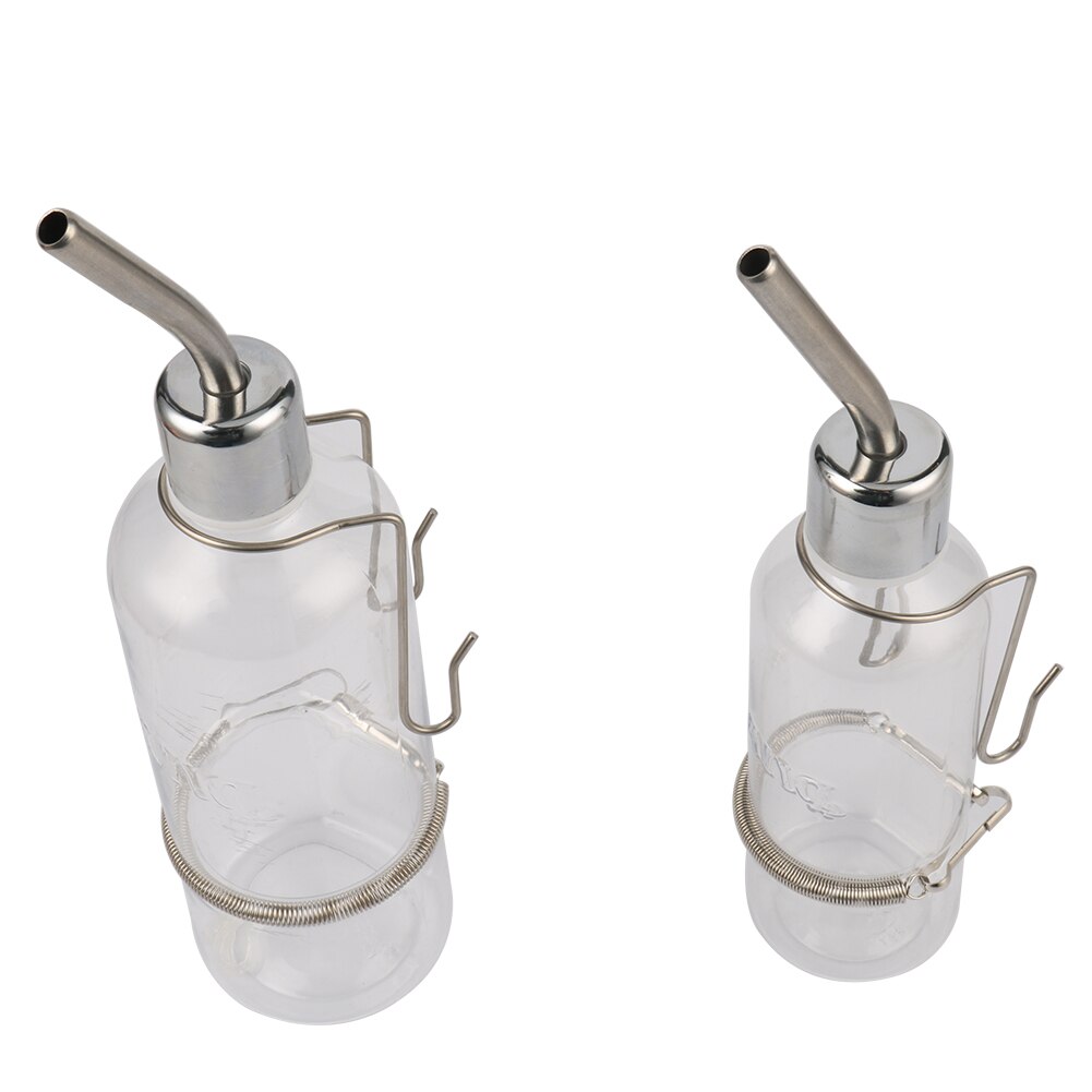 Bebedero para conejos, botella de agua para mascotas, dispensador para hámster, conejillo de indias, erizo, Totoro, 180ml/350ml, 1 unidad
