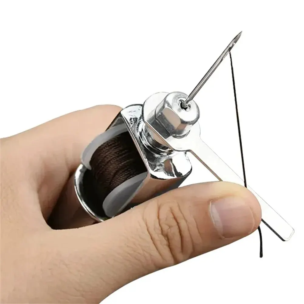 Kit de poinçon de couture du cuir, bricolage, fil ciré, outils de couture à la main, artisanat du cuir, bandes de ceinture de couture, cordonnier, outils de réparation de toile