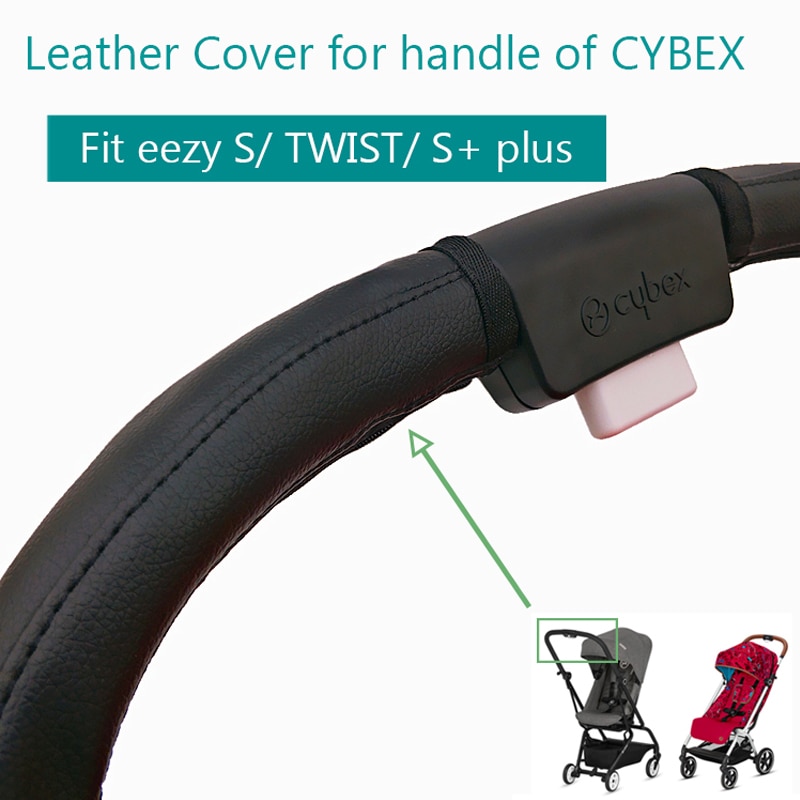 1:1 Lederen Beschermhoes Cover Van Handvat Voor Cybex Eezy S S + Twist Kinderwagen Accessoires