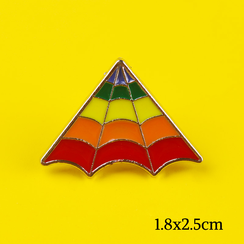 LGBT Rainbow Love Hearts Brooches Badges for Backpack Pride Pin Badges for Clothes Pins for Backpacks LGBT Accessories Badge DIY: HZ0209XZ