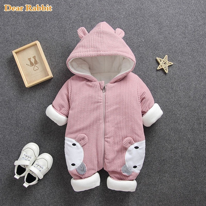 Rusland Baby Kostuum Rompertjes Kleding Koude Winter Jongen Meisje Kledingstuk Dikker Warme Comfortabele Puur Katoen Jas Jas Kids