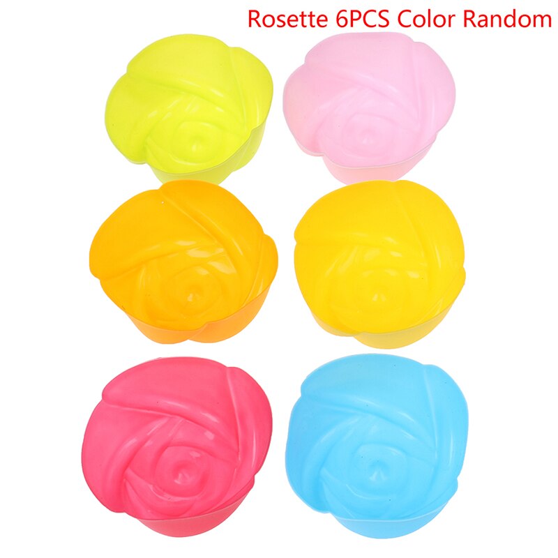 Plastic Pastry Tamper Tart Shell Molds Tart Cutter Flower/Round Dough Cookie Cutter Set Cupcake Muffin Mold: D