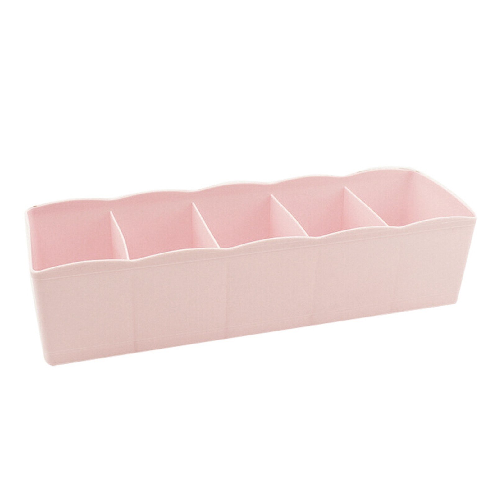 5 Cells Drawer Organizer Home Kitchen Storage Box For Bra Underwear Board Divider Makeup Tableware Storage Box Clothing Storage