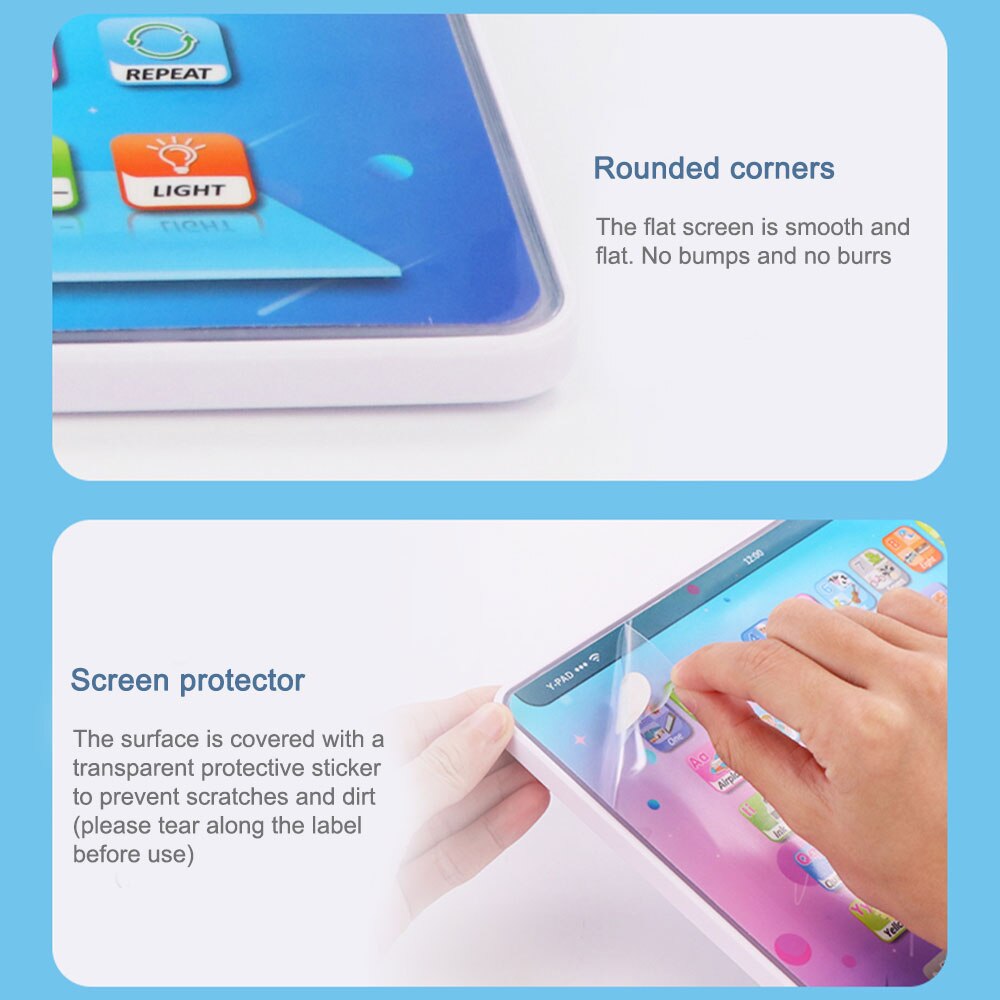 Englisch Lernen Maschine Alphabet Baby Tablette Pädagogisches Spielzeug Für freundlicher Elektronische berühren Tablette Computer freundlicher Spielzeug