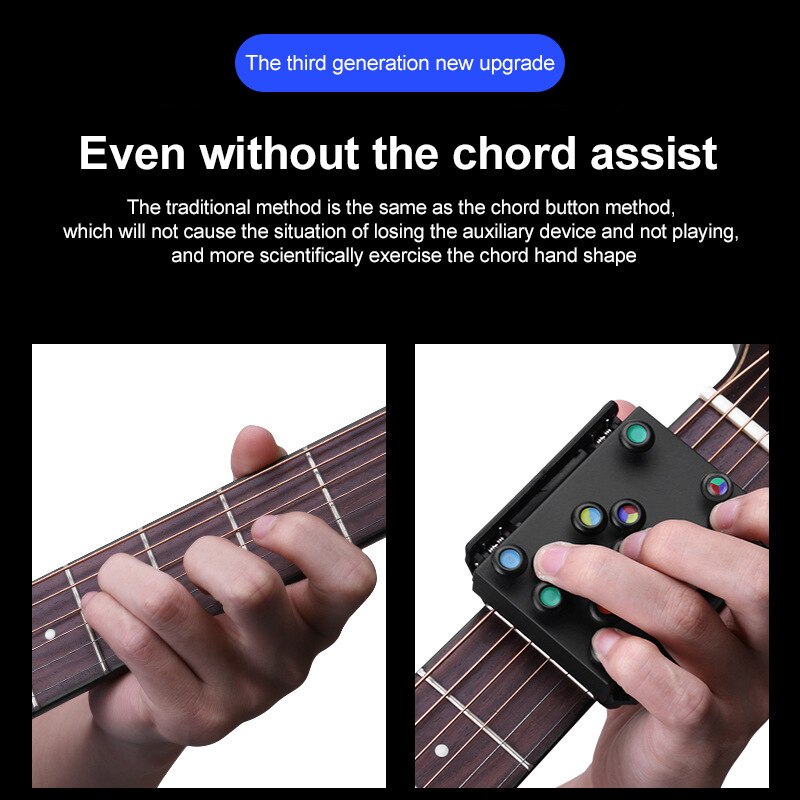 Guitar Learning System Teaching Practice Aid With 21 Chords Guitar Chord Trainer Practice Tools Accessories