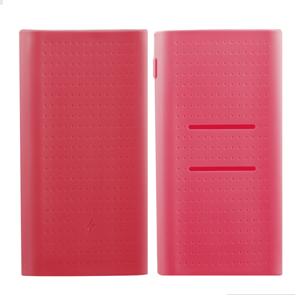 Funda de silicona para Xiaomi Power Bank 2 Generación, 20000mAh, PLM10ZM, funda de goma, bolsas para paquete de batería externa portátil