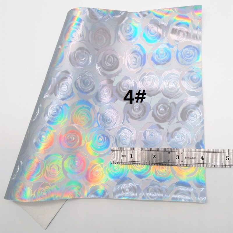 Zilver Glitter Stof, Faux Leer Stof, iriserende Synthetisch Leer Stof Lakens Voor Boog A4 21X29Cm Twinkling Ming XM552