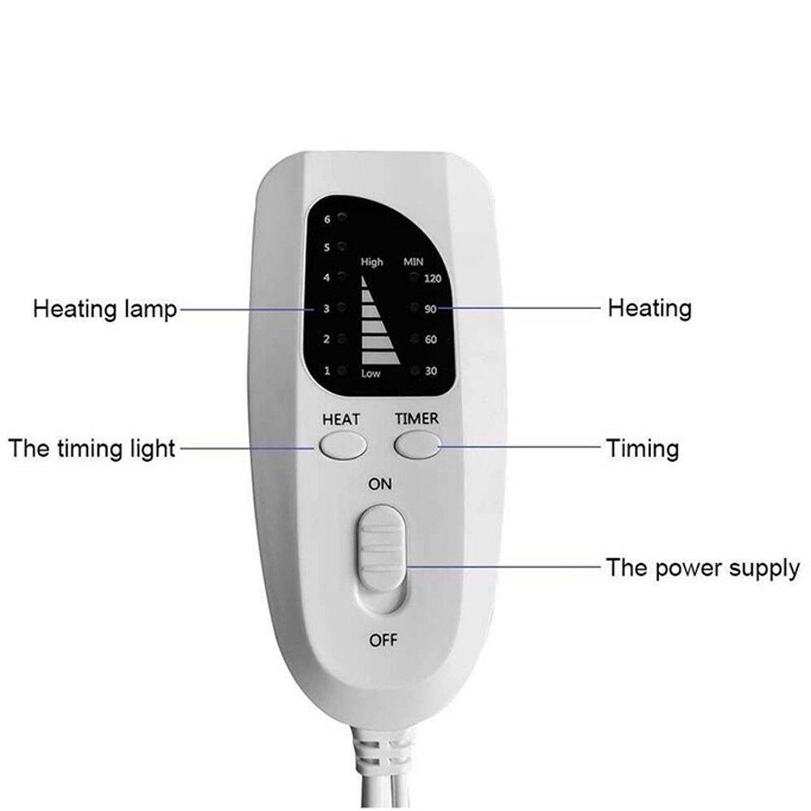Physiotherapy Heating Pad Electric Blanket Relief Pain Relax Muscle 6-level Electric Heat Therapy For Neck Abdomen#3