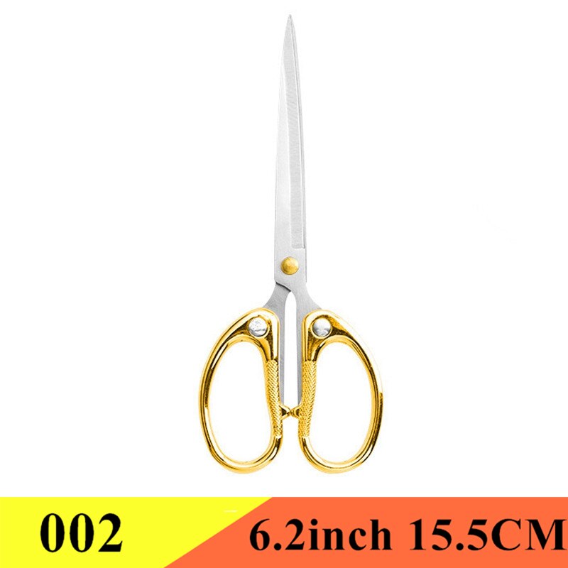 Vintage Scissors Fabric Cutter Tailor&#39;s Scissors Tailor Needlework Sewing Embroidery Office Scissors Stationery DIY Tools Shears: 002 Gold 6.2inch