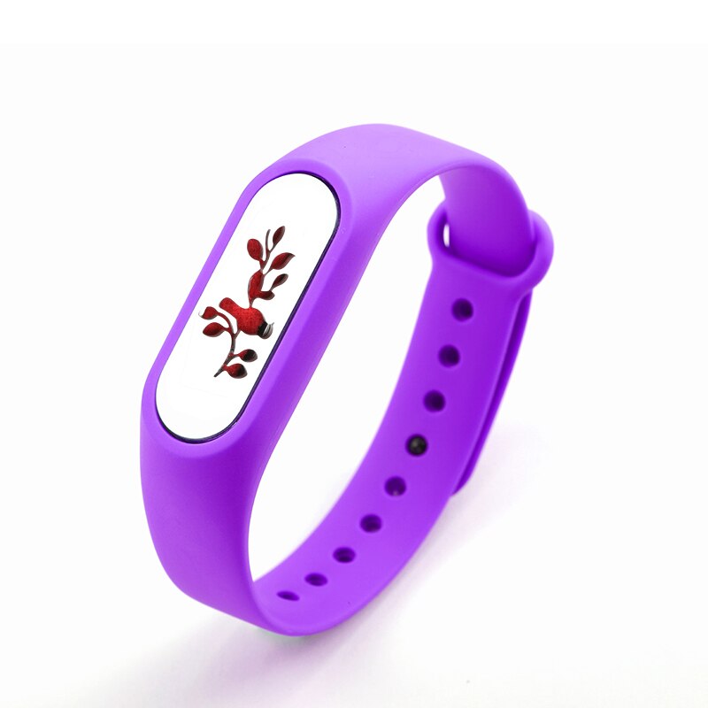Ubelieve Bambini In Acciaio Inox Regolabile Olio Essenziale Del Braccialetto Dei Bambini del Silicone Degli Uomini Donne Diffusore Locket Braccialetti di Silicone: Purple 010