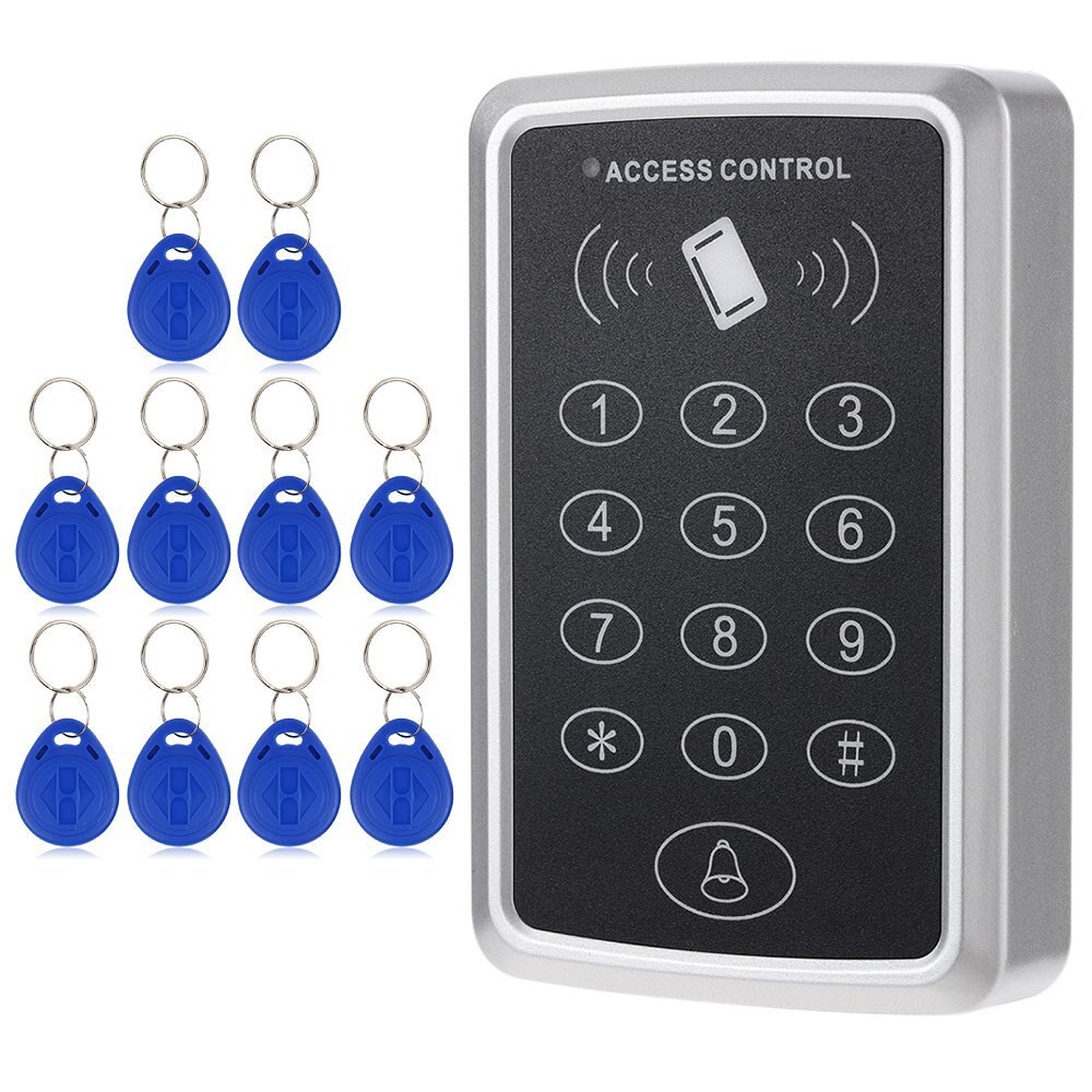 125 khz närhet rfid passersystem knappsats med 10 st id-kort