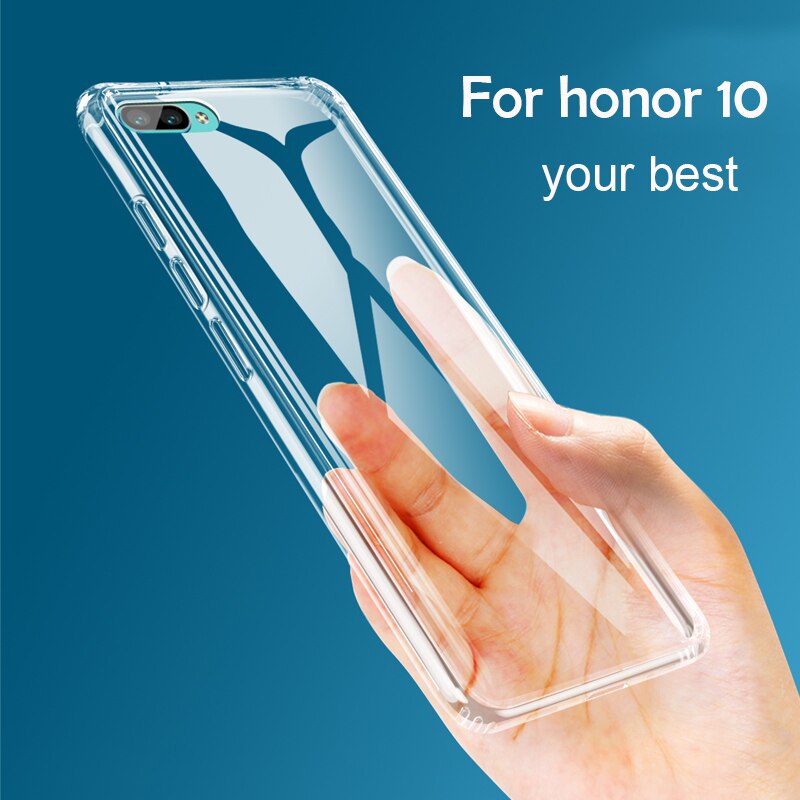 Soft Case Voor Huawei Honor 10 Case Tpu Silicon Transparant Clear Gemonteerd Bumper Cover Case Voor Huawei Honor V10 honor 9 Case