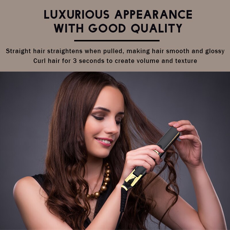 Redresseur de cheveux prix du plus populaire perm LCD numérique ion négatif soins des cheveux perm clip