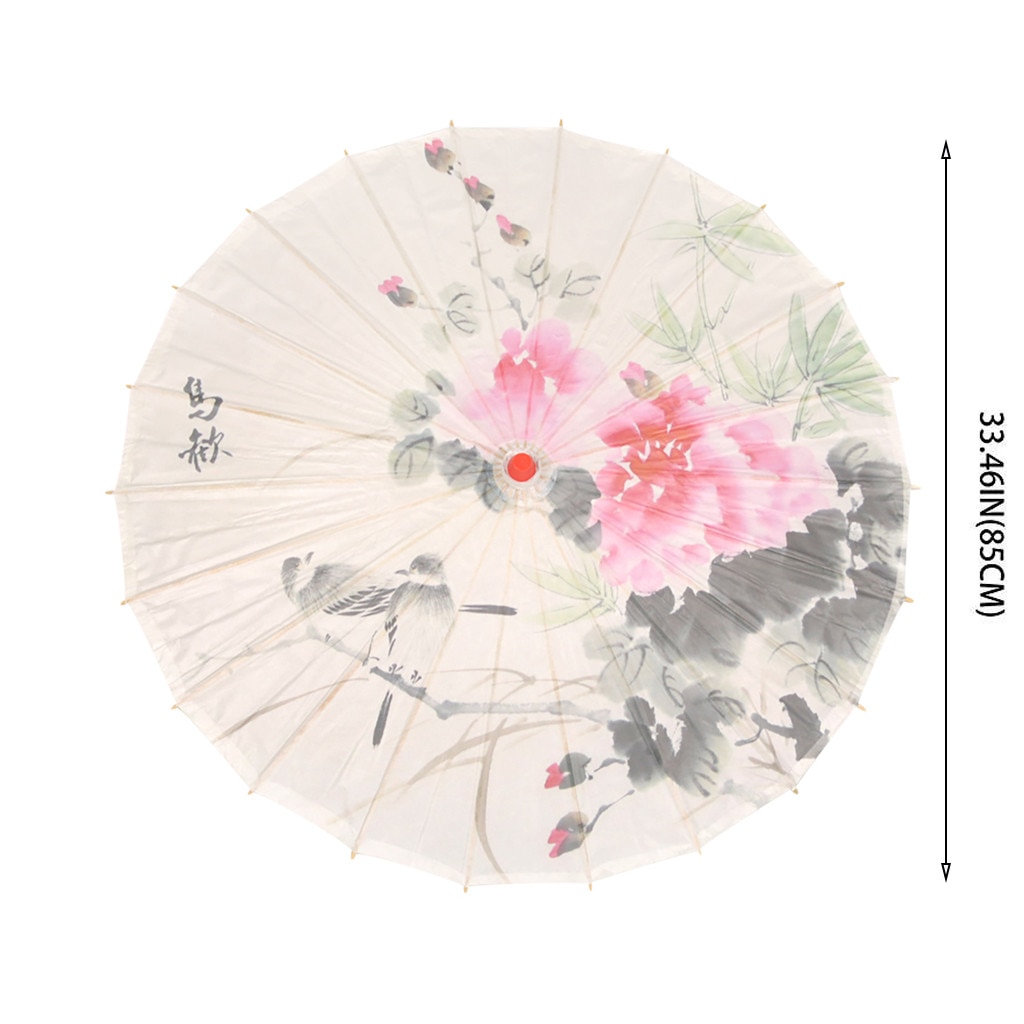 Mestiere di Carta Oleata Ombrello Da Pioggia Delle Donne di Ballo Decorativa Cinese Ombrello Giapponese Prestazioni Oggetti di Scena D'epoca retrò Cosplay d2