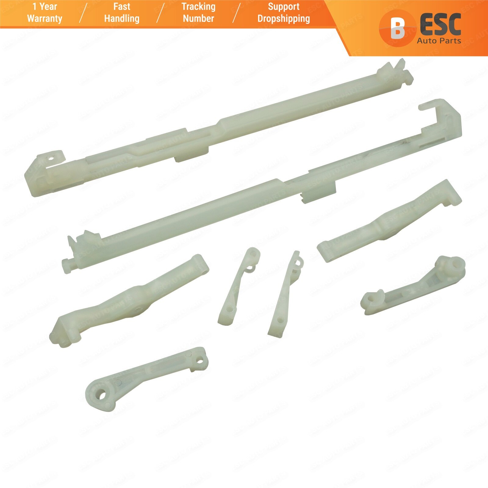 ESC Auto Parts ESR20+ESR21 Sunroof Guide Rail Repair Kit Left&amp;Right:EHD100140-50 for Land Rover Range Ship From Turkey