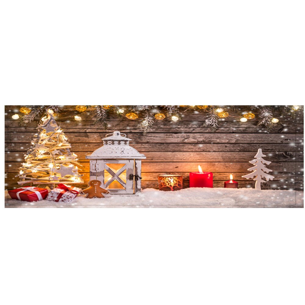 Vrolijke Kerst Tapijt Deur Mat Kerstman Gedrukt 40X120Cm Jaar Slaapkamer Accessoires Xmas Matten # YL5: G