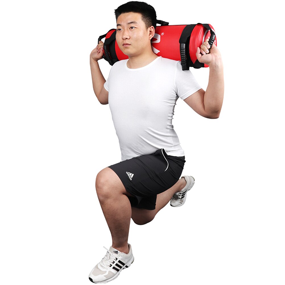 5/10/15/20kg sandsække til voksen muskeltræning pu læder powertaske ufyldt fitness bodybuilding gym sport sand tasker heavy duty
