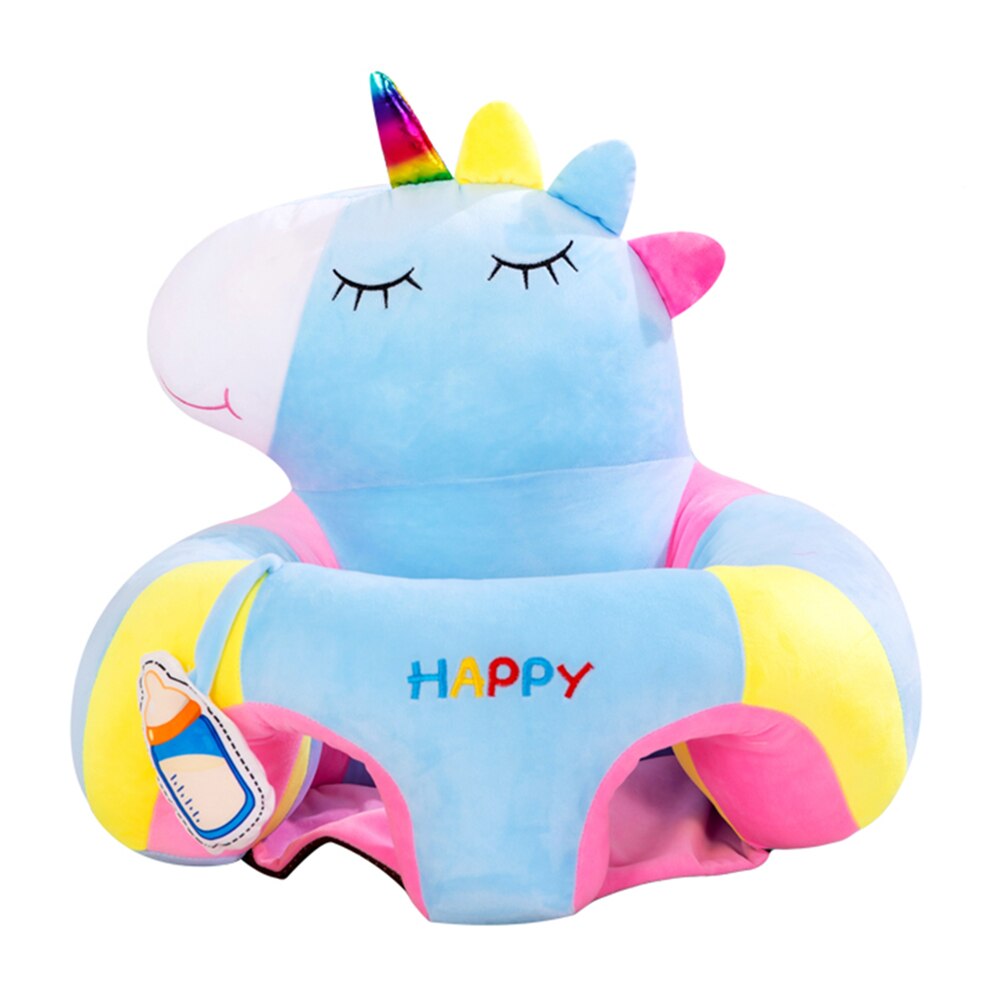 Baby Seat Safety Learning To Sit Classic Texture Sofa Skin-friendly Multi-functional Lovely Cute Soft Toy Dining Chair: D