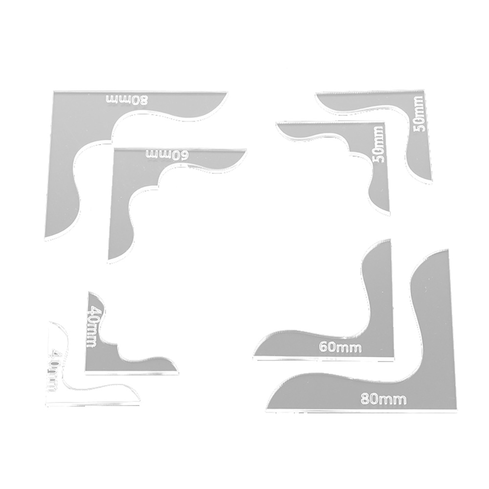 Lychee Life Sewing Pattern Acrylic Leather Template DIY Handmade Leathercrafts Supplies: 3