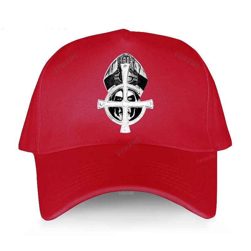 Baseball Caps Summer Casual Adjustable hat Ghost B.C. Heavy Metal Hard Rock Band Papa Emeritus cap summer brand hat: red