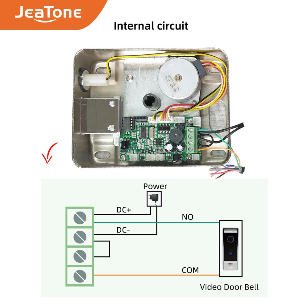 JeaTone Electric Lock to build your video intercom system