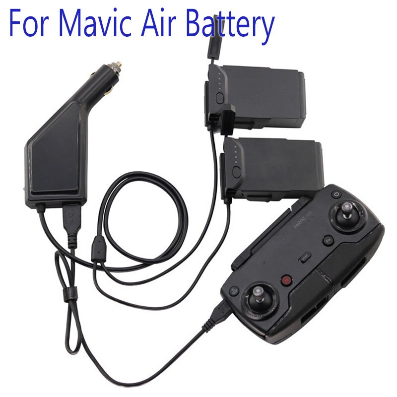 Autolader Voor Dji Mavic Air Intelligente Batterij Opladen Hub Mavic Air Auto Connector Usb Adapter Multi Batterij Autolader