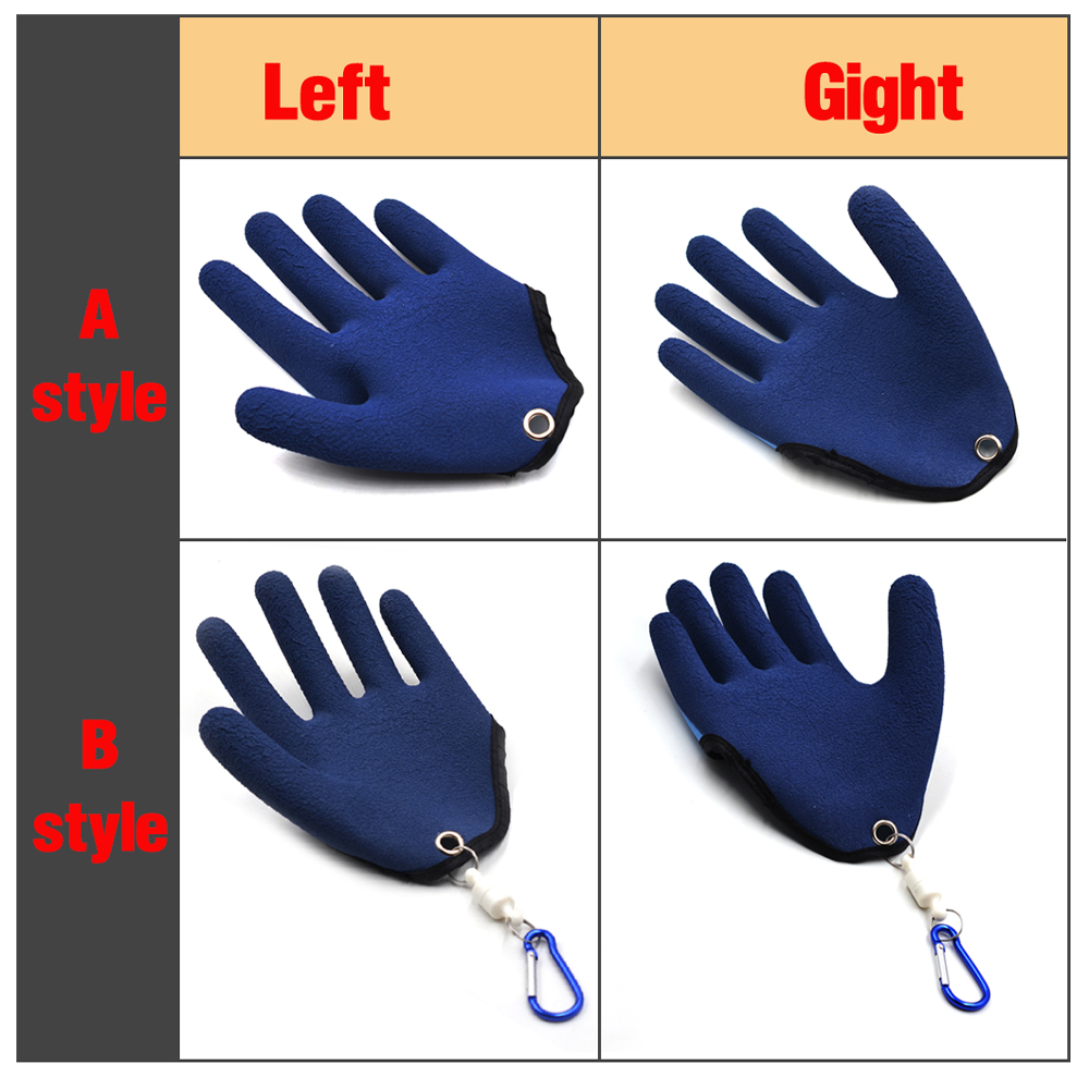 MNFT-guantes de pesca antideslizantes magnéticos para mano izquierda/derecha, protectores de pescador, 1 unidad