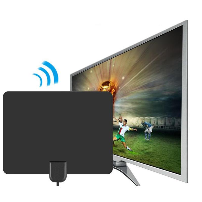 Cubierta inteligente Digital Antena de TV Antena HDTV TV estándar ATSC de recepción de señal de TV Interior antenas amplificador de vídeo