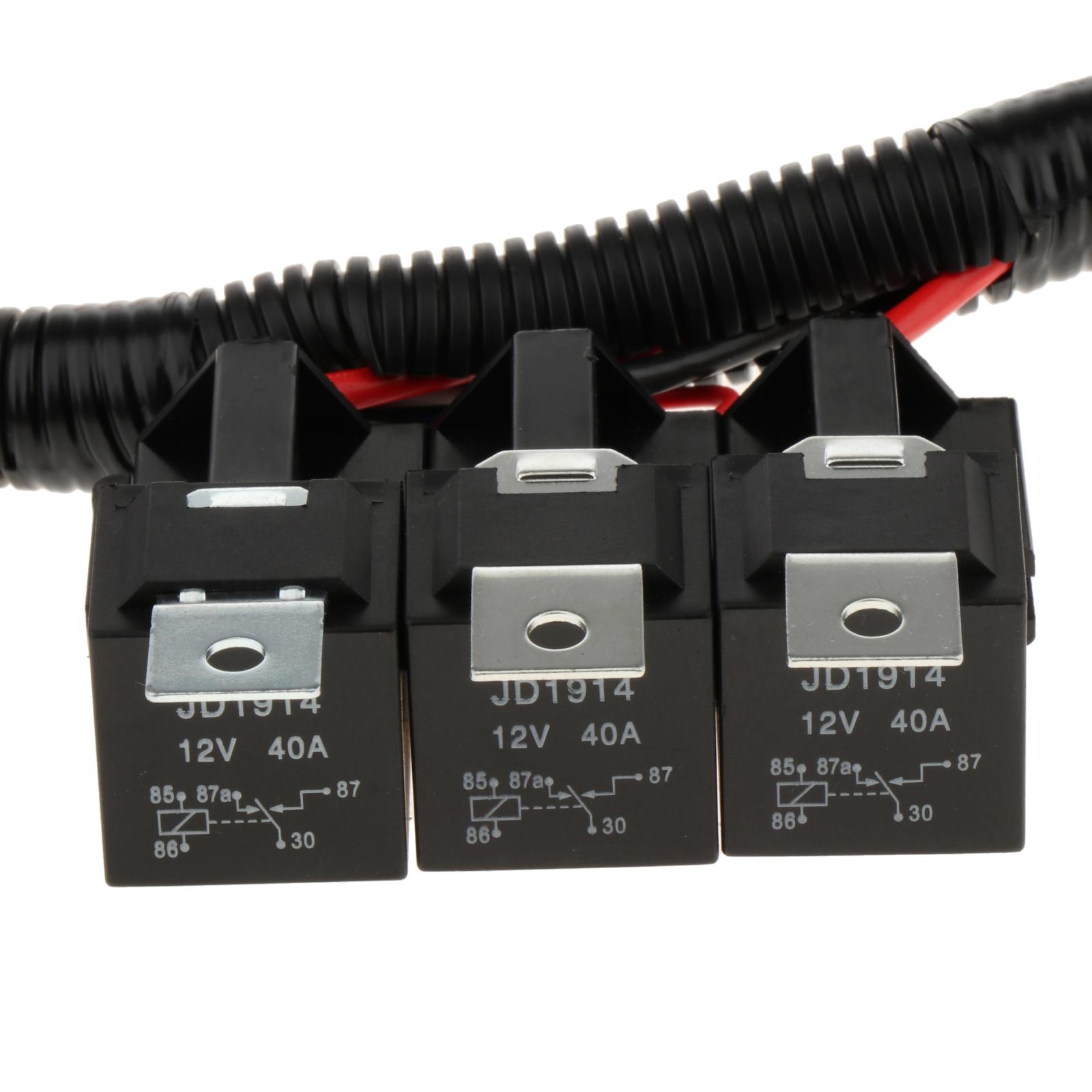 Dual Elektrische Ventilator Upgrade Kabelboom Past Voor 1999-2006 Ecu Controle
