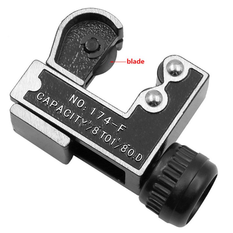 Mini Adjustable Tube Hose Tubing Cutter Cutting Tool for 3-28mm Copper Aluminum Plastic Pipes