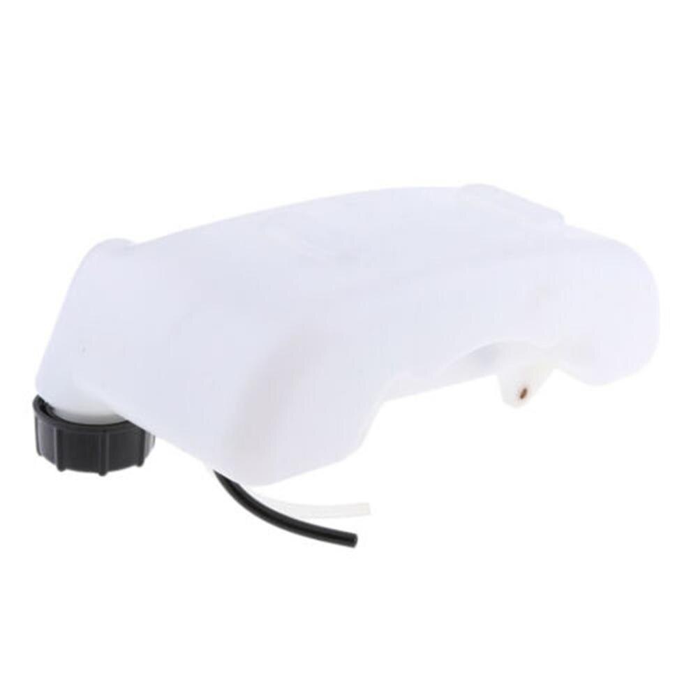Electric Bicycle Fuel Tank White Plastic Gas Fuel Tank For Scooter For Gokart Mini Bike 43Cc 47Cc 49Cc