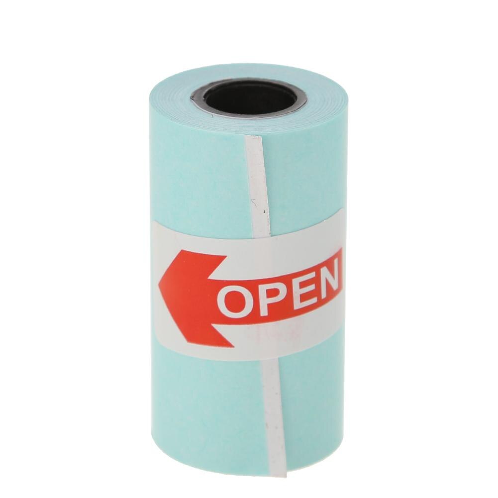 3 Rolls Thermal Printing Sticker Paper 57x30mm Coreless Adhesive Thermal Photo Paper for Mini Pocket Photo Printable Media