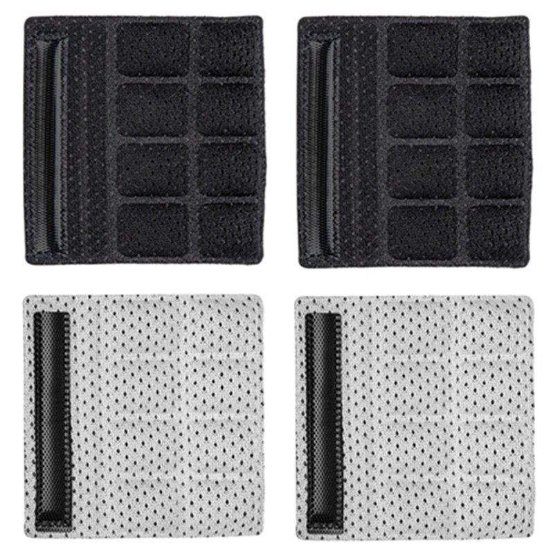 Helmet Chin Pads Foam Pads Set Chin Strap Padding Replacement Universal for Cycling Bike Motorcycle Helmet 4PCS: Black 2PCS Grey 2PCS