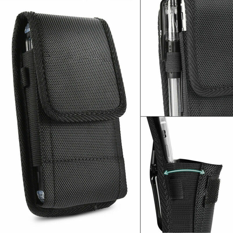 Feito em china telefones celulares horizontal levando vertical bolsa caso capa com cinto clipe coldre