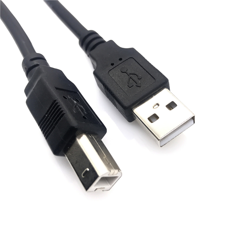 USB 2.0 A Male to USB B Male Type B BM Up&Down&Right & Left Angle Printer scanner 90 degree cable 50cm 150cm BM Angled Cable: green / 0.2M