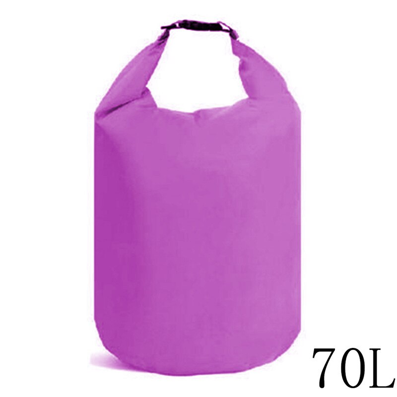 40L 70L Wasserdichte Dry Bag Pack Sack Schwimmen Rafting Kajak Fluss Trekking Schwimm Segeln Canoing Bootfahren Wasser Widerstand: 70L Purple