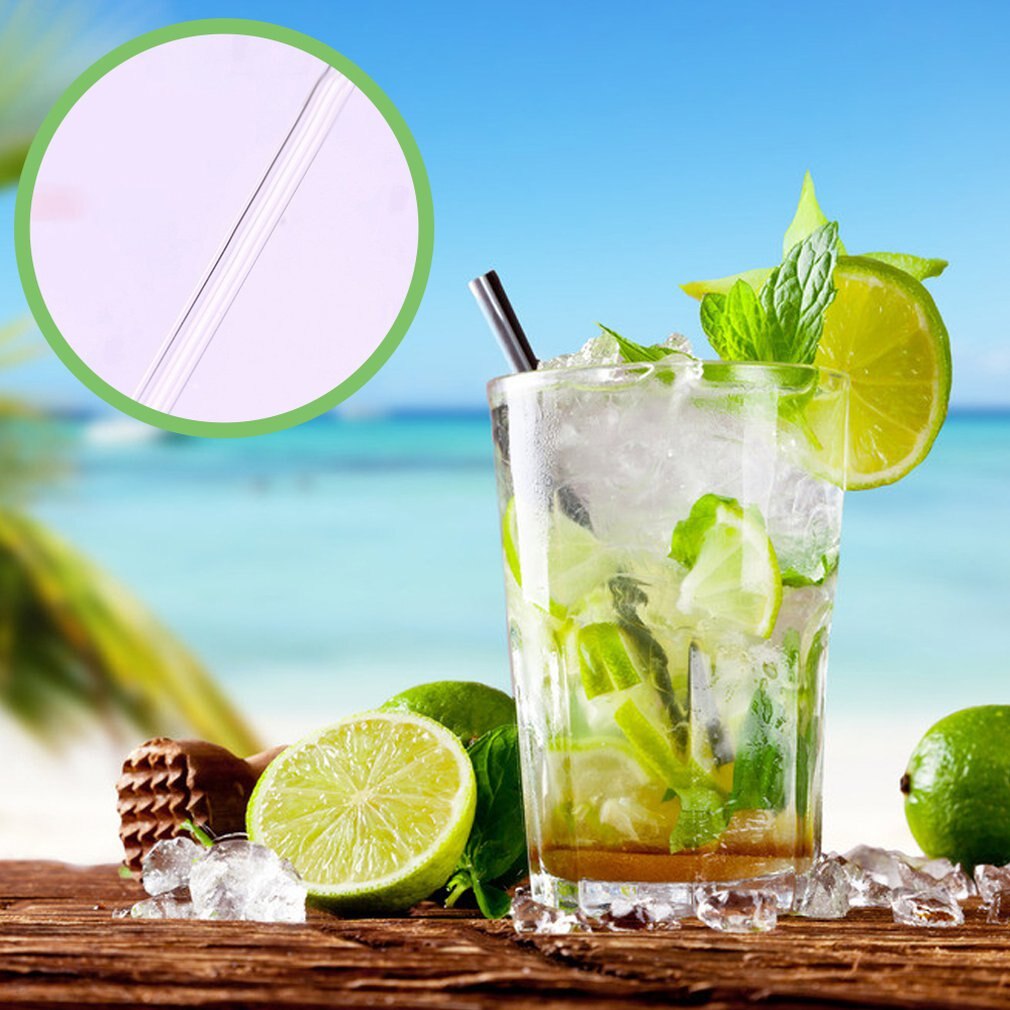 Reusable Colorful Cute Cartoon Children'S Baking Glass Straws Are Beautiful Simple Fresh And Fashionable