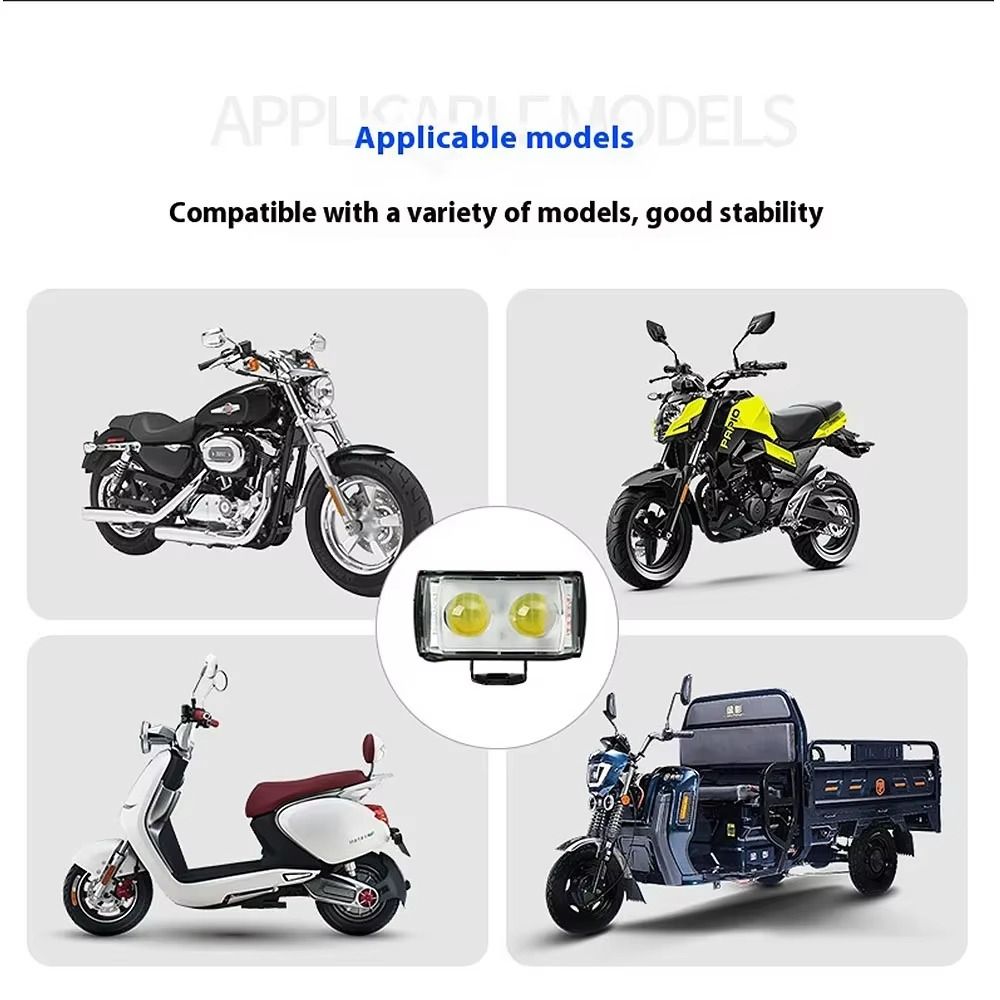 Blitsstrobelys led-bilarbeidslys rgb- 12v- atmosfærelampe vanntett universell bilspotlight bil