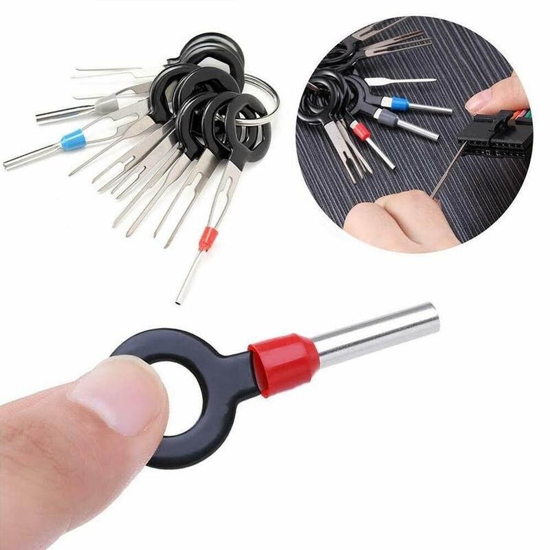 1 Set Terminal Ejector Kit Car Terminal Removal Kit Connector Wiring Repair Ejector Crimp Tools Kit Terminal B4N3