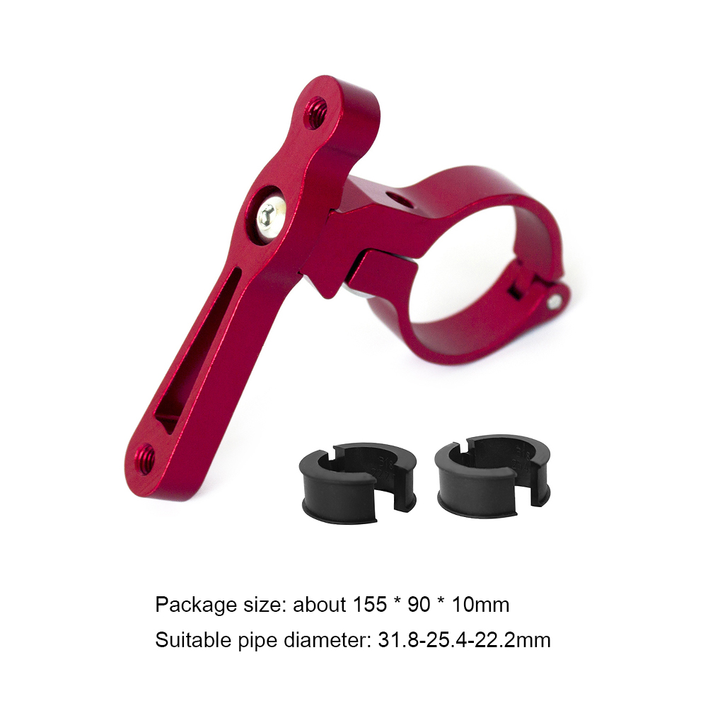 Bike Scooter Aluminum Alloy Bottle Cage Mount Adapter Fixing Clip Adjustable Bicycle Handlebar Water Holder Rack Clamp Seat Post