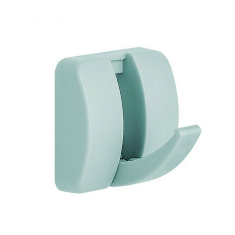 1pc Self Adhesive Hook Strong Hook Kitchen Wall Hanger Bathroom Kitchen Supplies Hooks: green