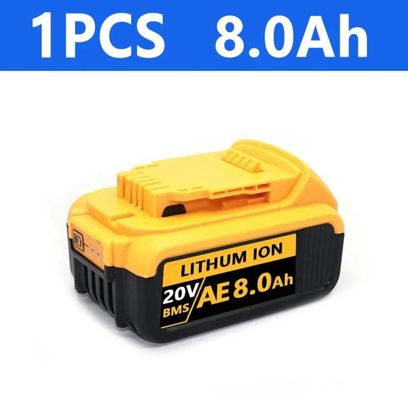 Para Dewalt original 20V 18V,12.0AH, DCB115, cargador de batería DCB118, carga rápida, batería de litio, batería de herramientas: Gris