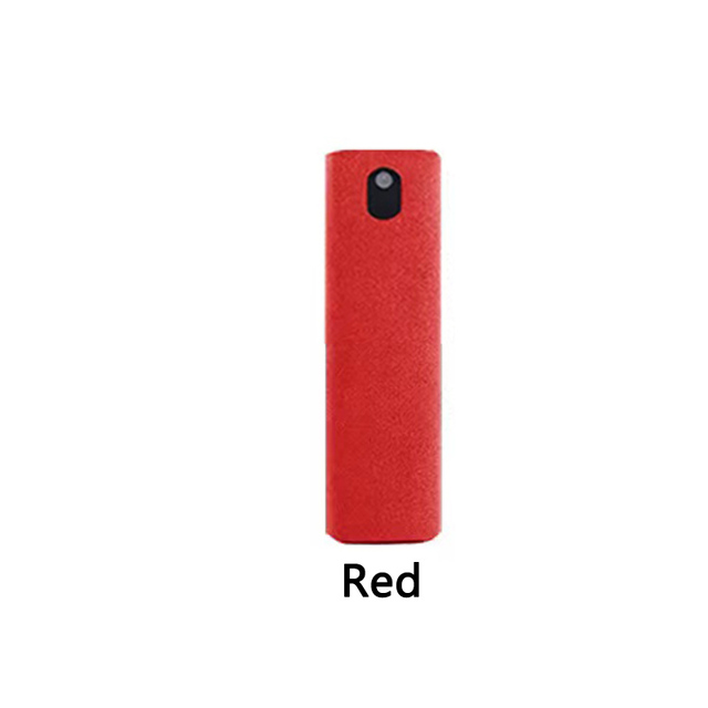 2 In 1 Bildschirm Reiniger Spray Computer Handy Bildschirm Staub Entferner Werkzeug Mikrofaser Tuch Für iPhone iPad Reinigung Tücher: Grau