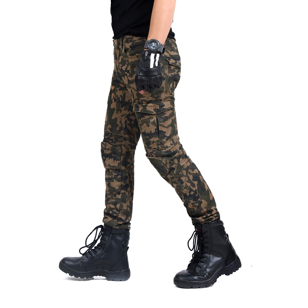 men's motorcycle motorcycle jeans, rider pants, armor with protective coating SKP-708
