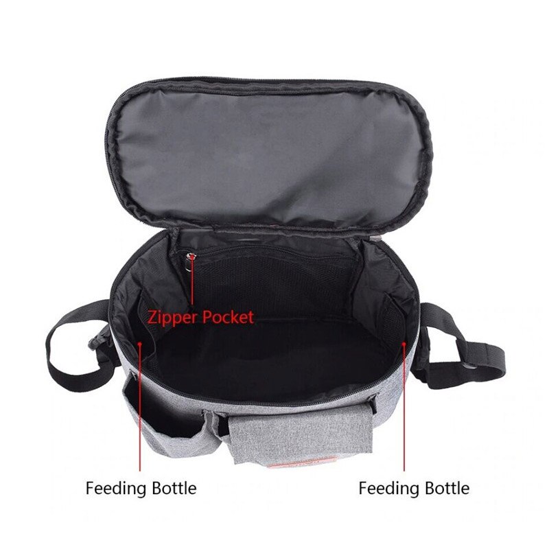 Baby Kinderwagen Tasche Universal- Mutter Paket Reise Hängen Wagen Organizer Windel Hängen Tasche Große Kapazität Kinderwagen Zubehör