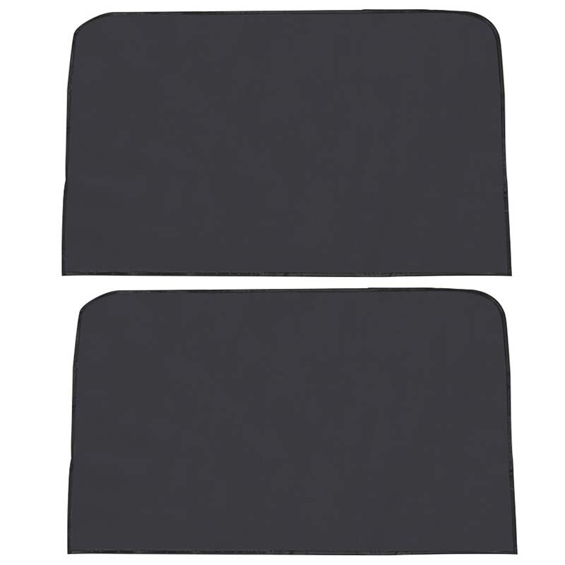 Magnetische Auto Zonneklep Anti-ultraviolet Autoraam Schaduw Gordijn Zijruit Mesh Schaduw Auto-onderdelen Interieur: 2Pcs Rear